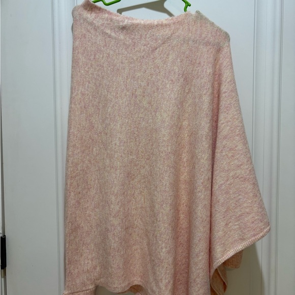 Coco + Carmen Sweaters - Coco + Carmen Blush Pink Poncho